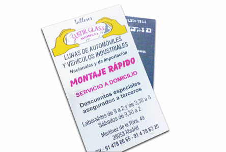 tarjeta publicidad